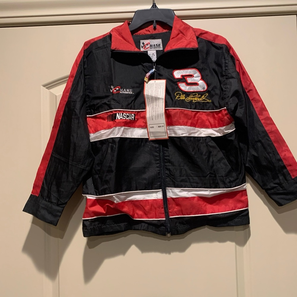 Chase Authentics Dale Earnhardt Sr Jacket Windbreaker Size Youth M 8-10.